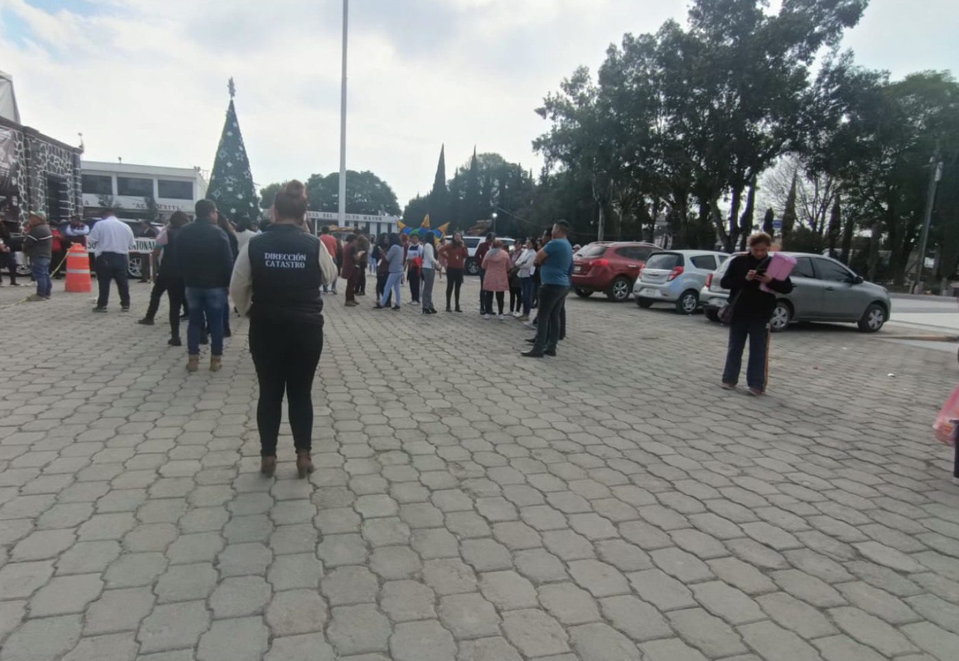 1701982157 445 Personal del Ayuntamiento Acolman evacuaron las instalaciones del Palacio Muni