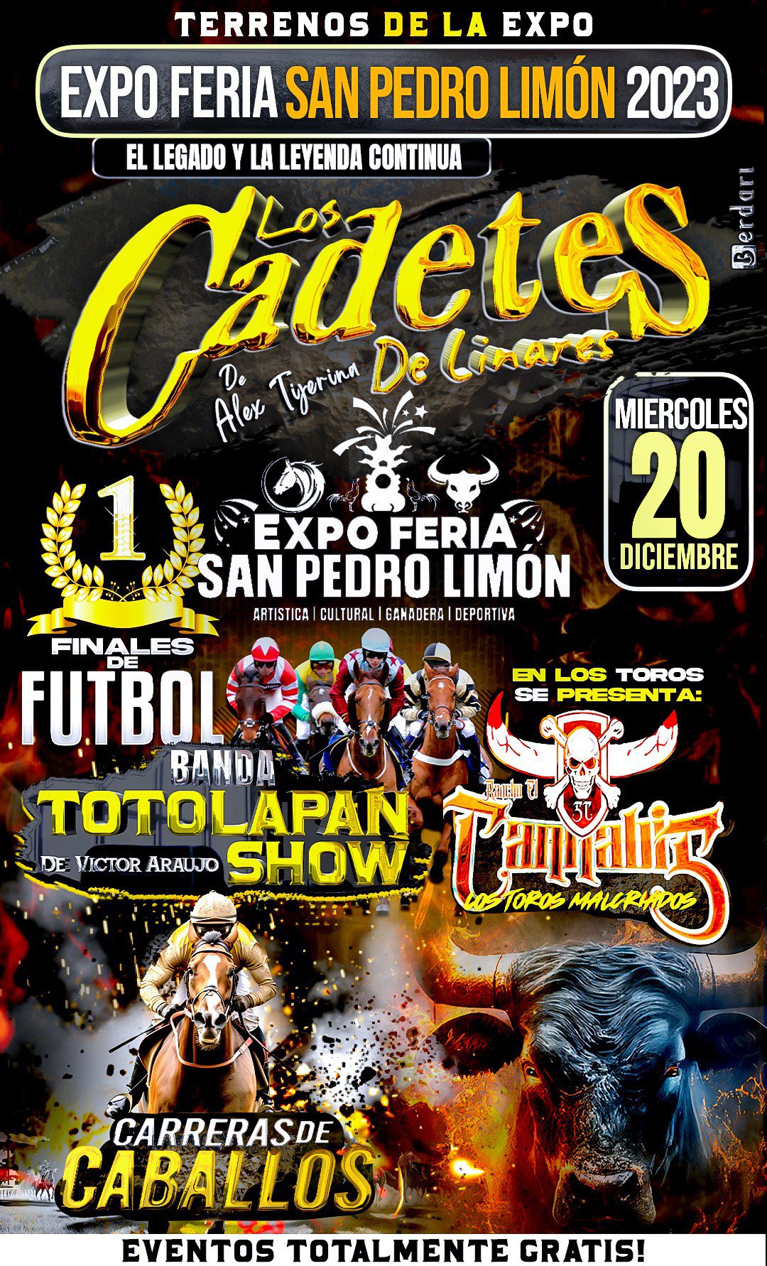 1702037247 170 Cartelera Oficial de la Expo Feria San Pedro Limon 2023