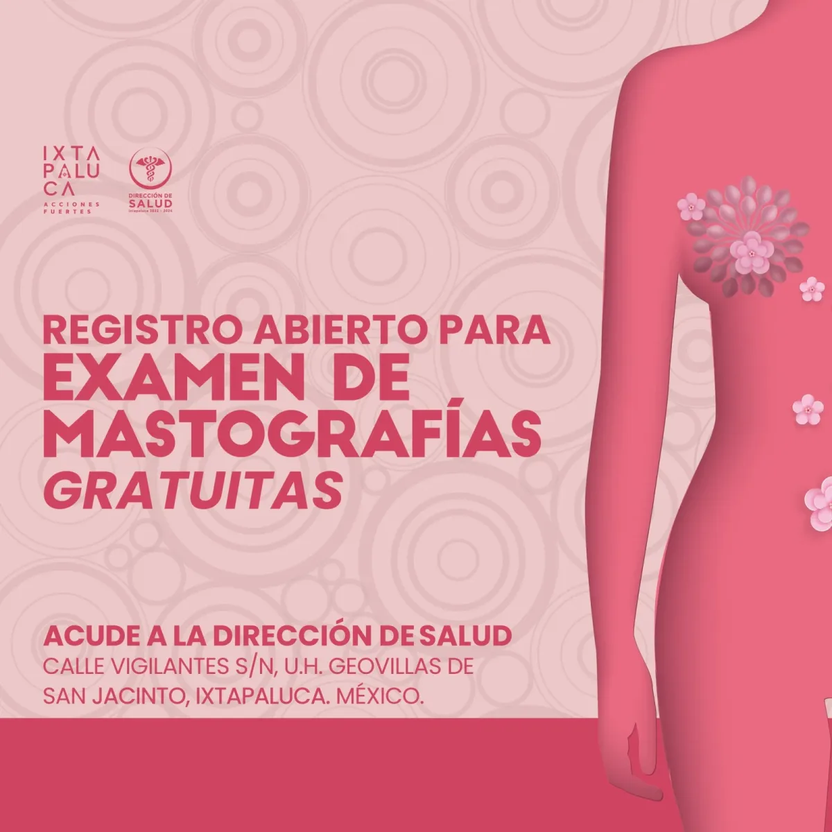 1702060770 Atencion mujeres ixtapaluquenses registro abierto para mastografias scaled