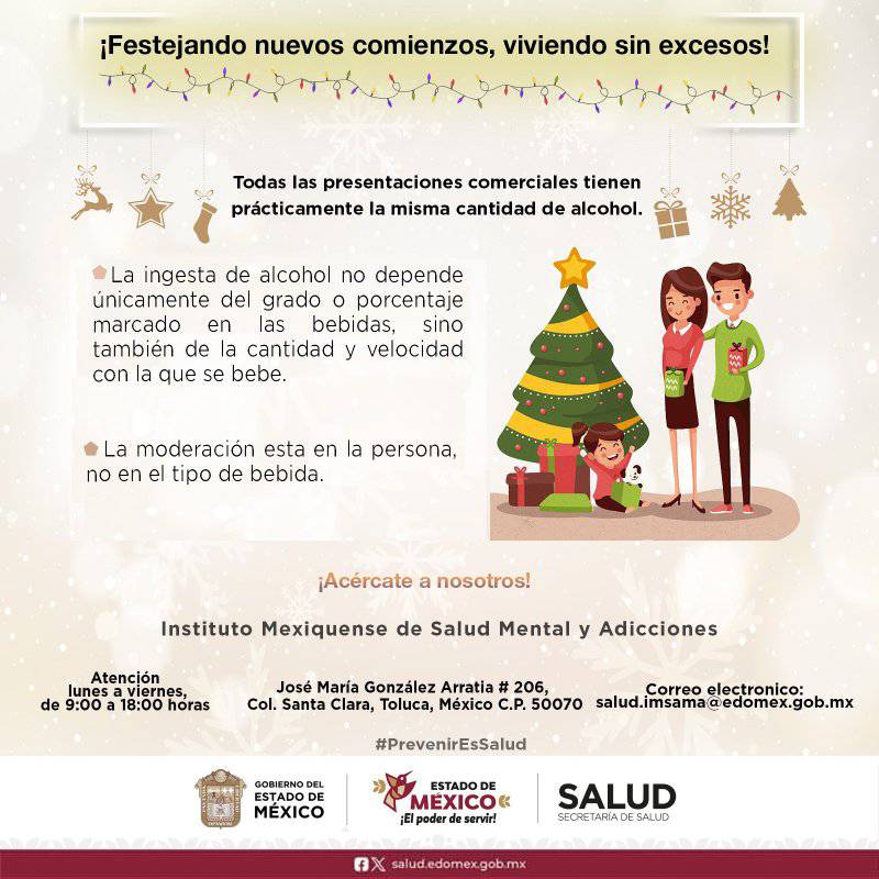 1702060949 913 ¡Por una sana y saludable Navidad… sin alcohol