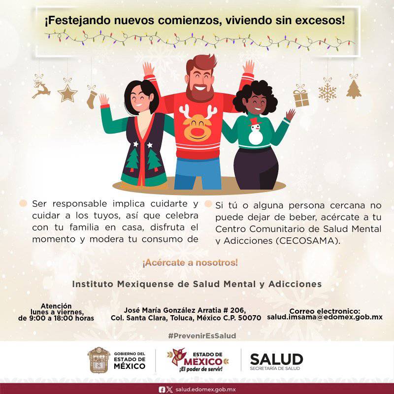 1702060966 972 ¡Por una sana y saludable Navidad… sin alcohol