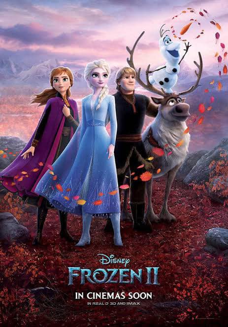 1702239540 DomingoDeCine FROZEN 2 A partir de las 1500 hrs