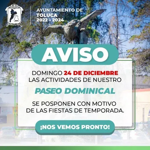 1703374568 AVISO Les comunicamos que nuestro PaseoDominical que se lleva jpg webp