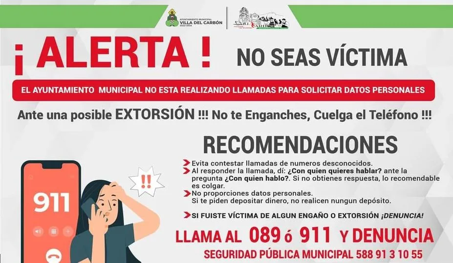 1703939646 NO SEAS VICTIMA DE EXTORSION SI RECIBES ALGUNA LLAMADA DE jpg