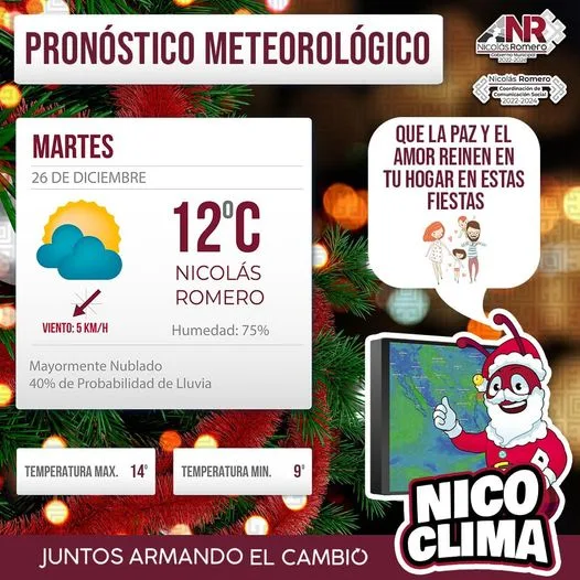 1703967607 ¡Hola Nicolas Romero Preparate para el dia se esperan lluvias jpg