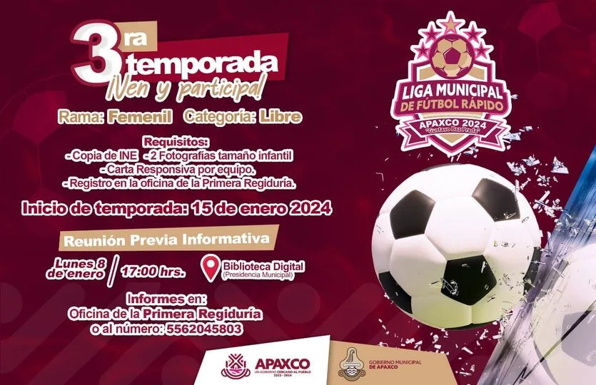 1703973848 PARTICIPA EN LA 3RA TEMPORADA DE LA LIGA FEMENIL MUNICIPAL jpg