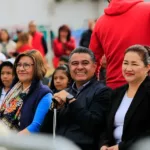 El presidente, Tony Rodríguez agradece la compañía de las familias