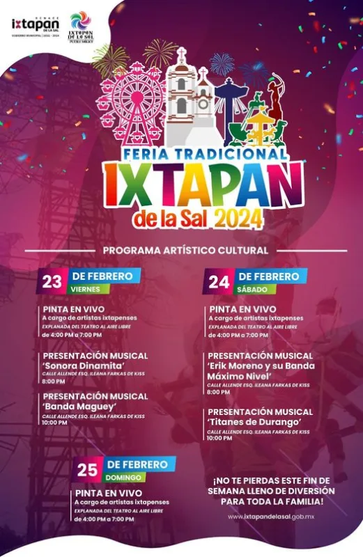 ¡#IxtapanDeLaSal está de fiesta !
