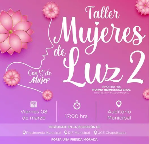 1709672683 Asiste este viernes al taller Mujer de luz que se jpg