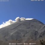 ACTIVO EL VOLCÁN POPOCATÉPETL PERO CONTINÚA EN SEMÁFORO AMARILLO FASE