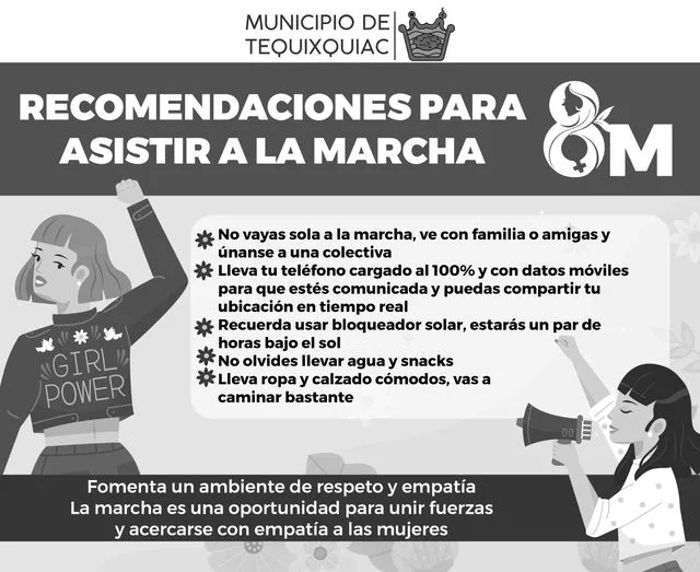 1709902891 Mujer si manana vas a manifestarte procura seguir las siguientes jpg