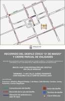 El Ayuntamiento de #Xonacatlán informa sobre la ruta de circulación del desfil