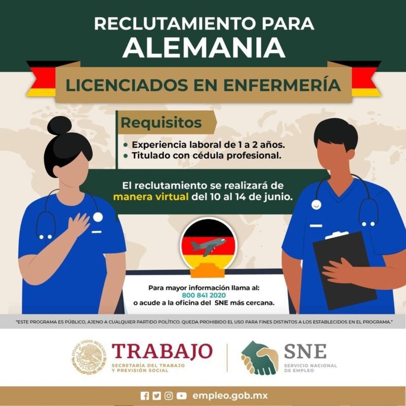 1715835039 Oportunidad laboral para enfermeros en Toluca Estado de