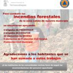 El cuerpo de Protección Civil de Temascaltepec continúa trabajando en