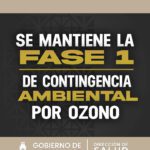 SIGUE LA CONTINGENCIA AMBIENTAL ATMOSFÉRICA POR OZONO EN LA ZONA
