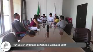 19ª Sesión Ordinaria de Cabildo Malinalco 2024