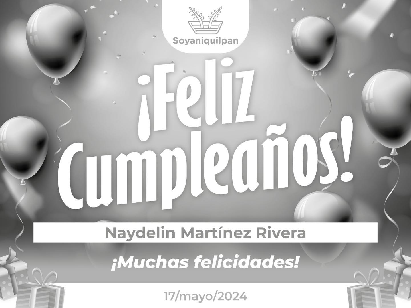 Felicitamos a nuestra companera Naydelin Martinez Rivera con motivo de