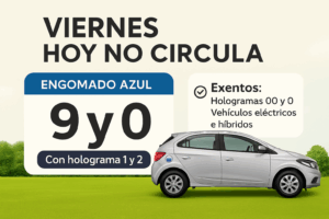 Hoy no circula viernes